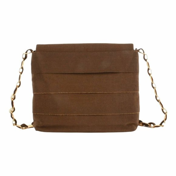 Salvatore Ferragamo Tiered Brown Grosgrain cross body bag - Picture 2 of 7